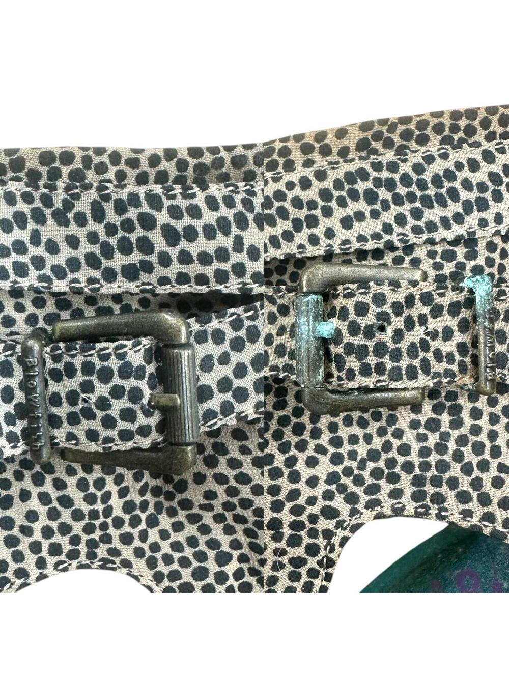 Blowfish Micro Leopard Cut Out Wedge Booties - Picture 5 of 7